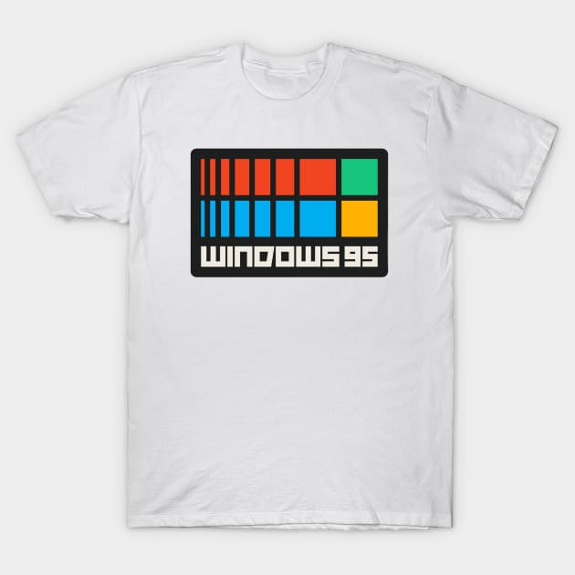 window 95 tee shirt T-Shirt by HenryHenry